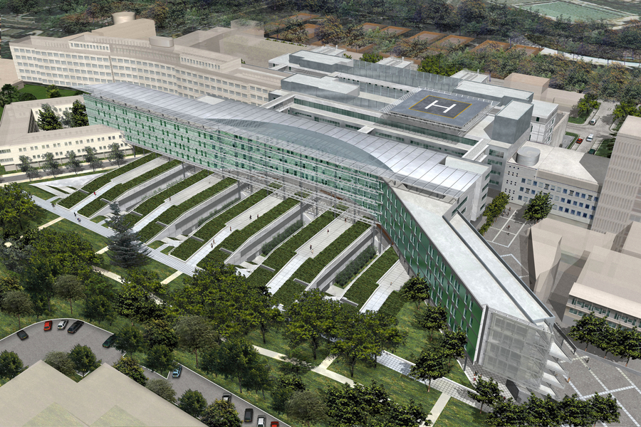 Le nouvel hôpital Bocage Central du CHU de Dijon