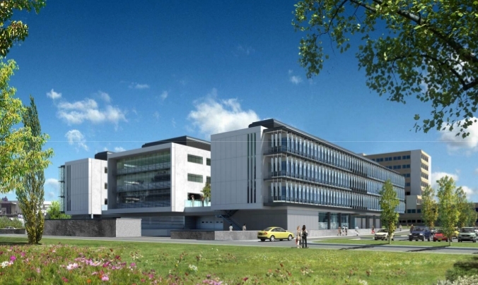 Le futur bâtiment Biologie-Santé mixte au CHU de Limoges et à l'Université