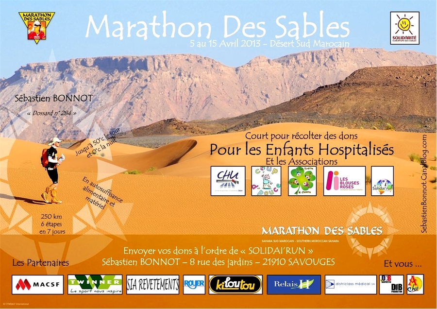 Le Marathon des Sables, du 5 au 15 avril 2013 dans le Sud-Marocain