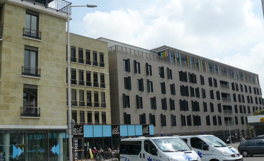 Le nouveau bâtiment Patrick Leplat de l'hôpital Corentin-Celton (AP-HP)