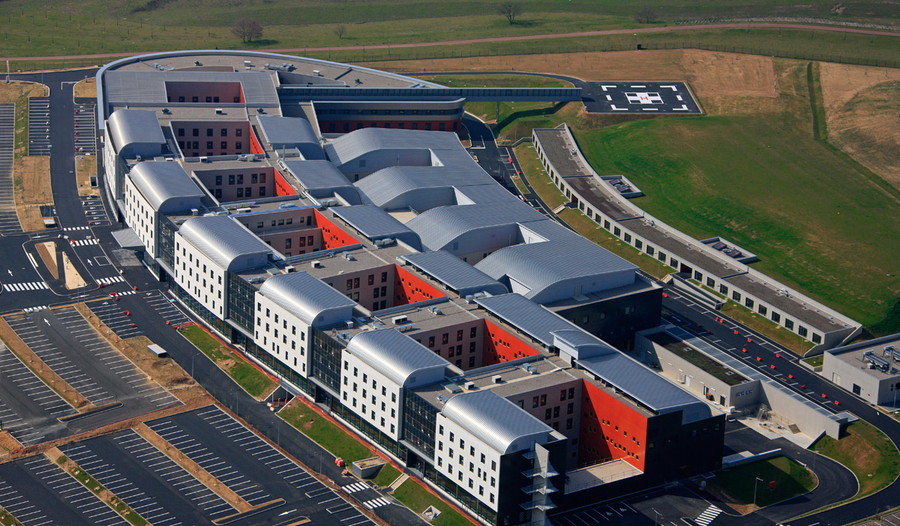 Le nouvel hôpital d'Évreux-Cambolle a ouvert fin 2010