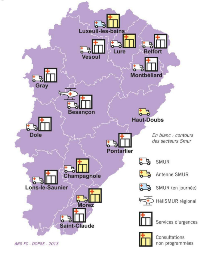 Projet d’implantation des services d’urgence et des Smur