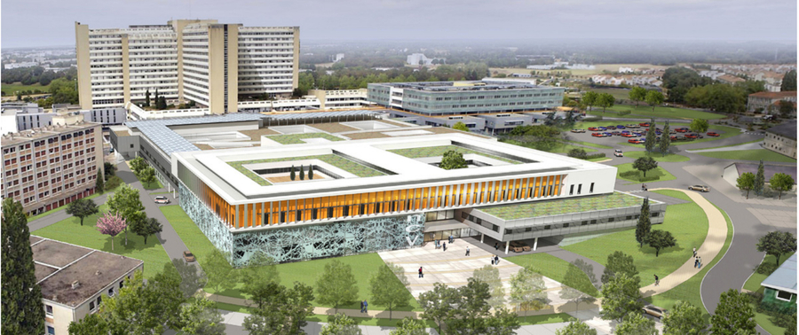 Officiellement lancés le 12 décembre, les travaux du futur centre neuro-cardio-vasculaire du CHU de Poitiers doivent s'achever fin 2016.