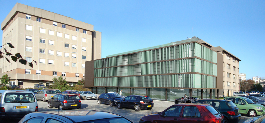 Le nouveau bâtiment "4 bis" dédié à l'ORL, l'ophtalmologie et la dermatologie du CHRU de Brest