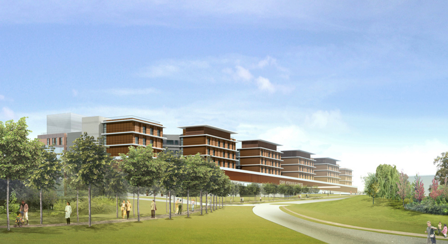 Le nouvel hôpital de Gonesse devrait être livré fin 2014 pour une ouverture un peu avant l'été 2015