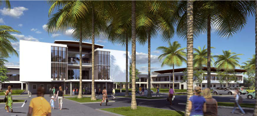 Le nouvel hôpital de l'Ouest-Guyanais à Saint-Laurent-du-Maroni représente un investissement de 115 M€ et doit ouvrir en 2017