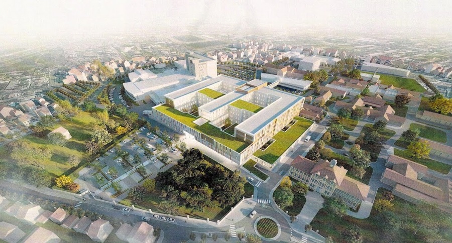 Le projet de Nouvel hôpital de Libourne en Gironde 