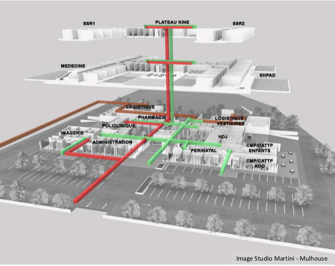 Le plan du nouvel hôpital d'Obernai