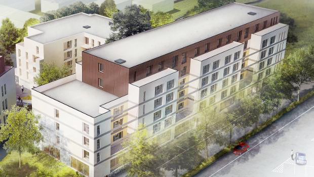 La future résidence MNH du Mans proposera 140 logements aux étudiants et 32 aux hospitaliers