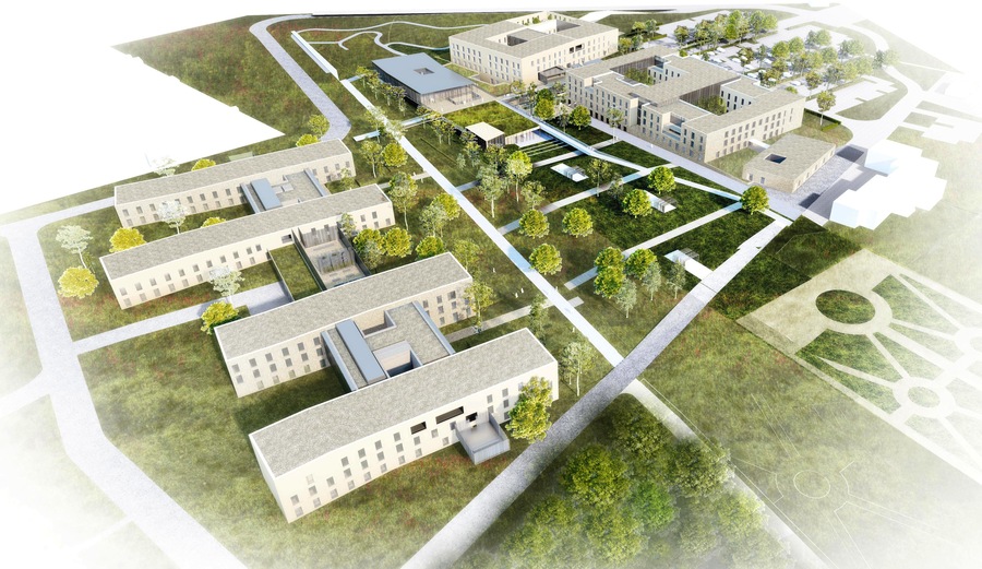 Entièrement reconstruit à l'horizon 2019, l'institut de La Verrière disposera de 485 lits et 45 places en psychiatrie et gériatrie.