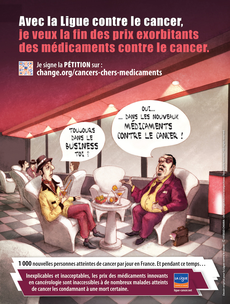 L'affiche de la campagne de la Ligue contre le cancer - © Arsego Chiara - Ligue contre le cancer