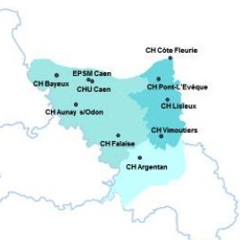 Le GHT Normandie centre, réparti sur le Calvados et l'Orne