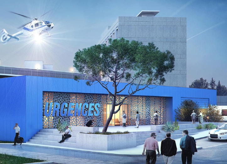 Le projet de nouveau bâtiment des urgences