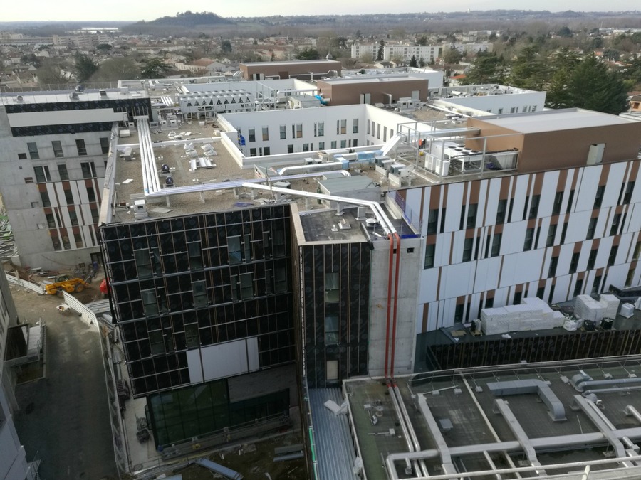 Le Nouvel Hôpital de Libourne devrait être livré au printemps.