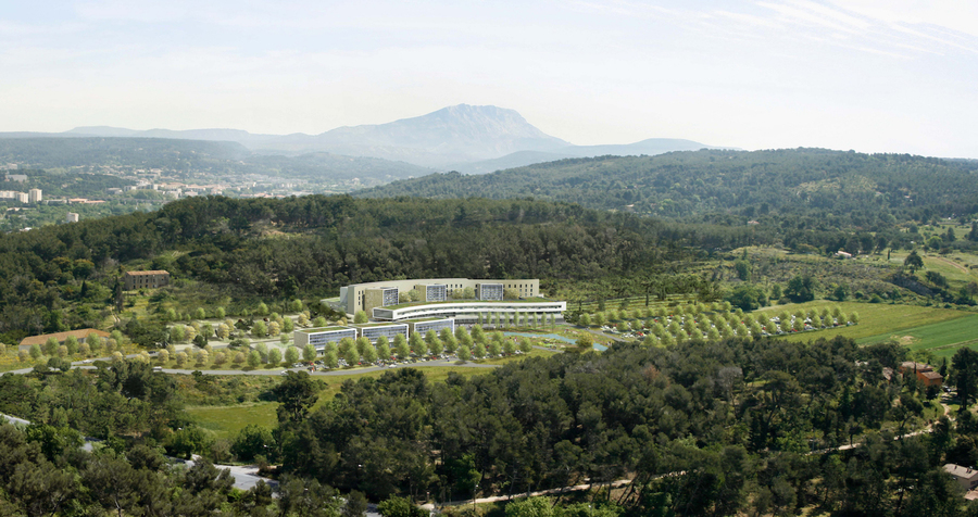 Le futur Hôpital privé de Provence (Bouches-du-Rhône) imaginé par AIA Associés.