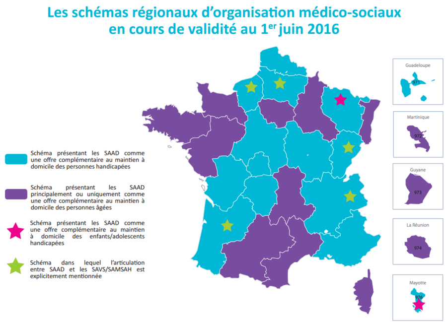 Tous les schémas régionaux mentionnent les Saad mais dans des dimensions différentes.