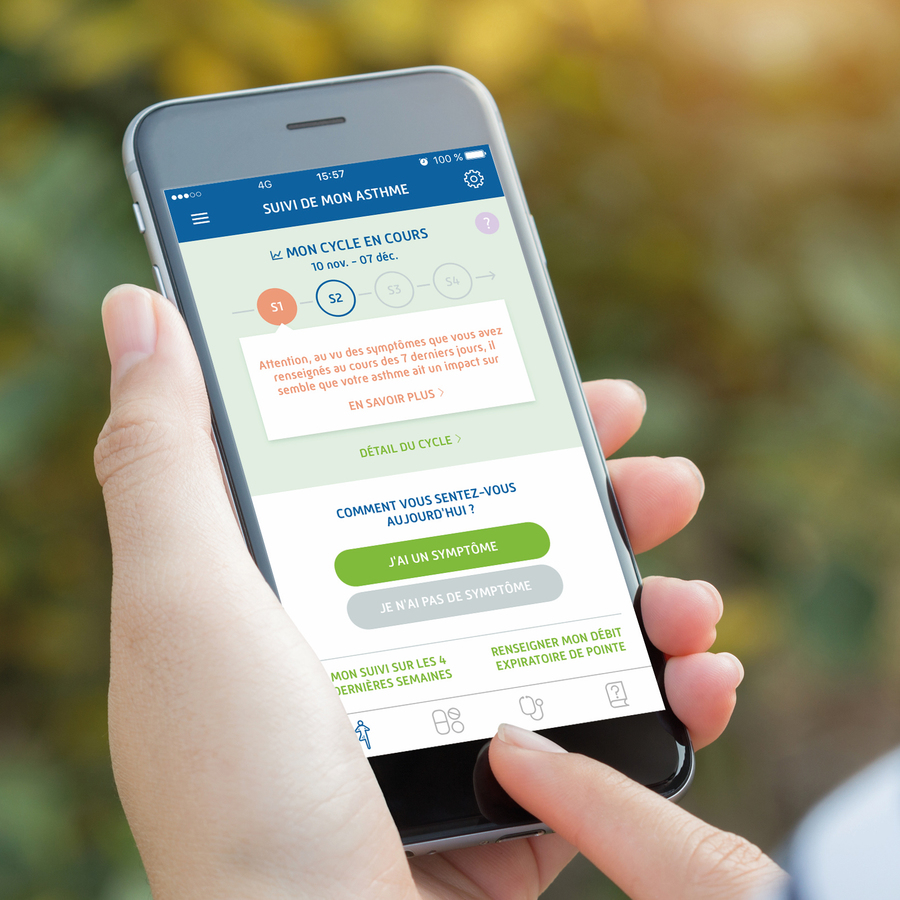 L'application Asthm'activ de l'Assurance maladie