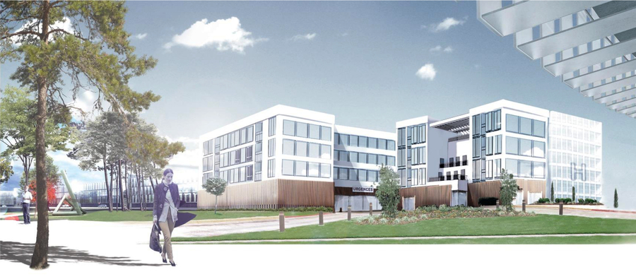 Les travaux de construction à Saclay du nouvel hôpital Nord-Essonne doivent débuter en 2020 pour un investissement proche des 200 M€.
