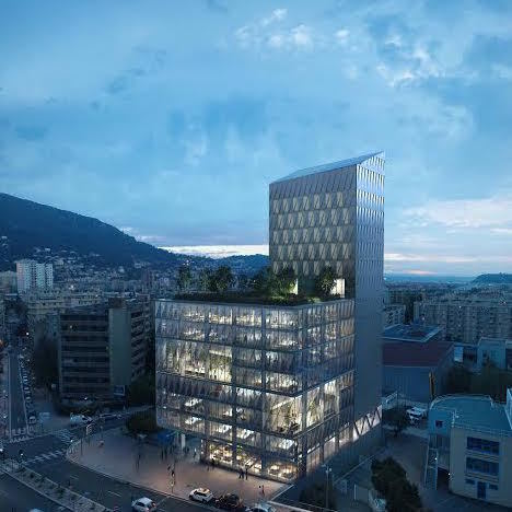 Le futur bâtiment Delvalle 2 à Nice (Alpes-Maritimes) logera des étudiants en médecine et hébergera des entreprises innovantes en santé.