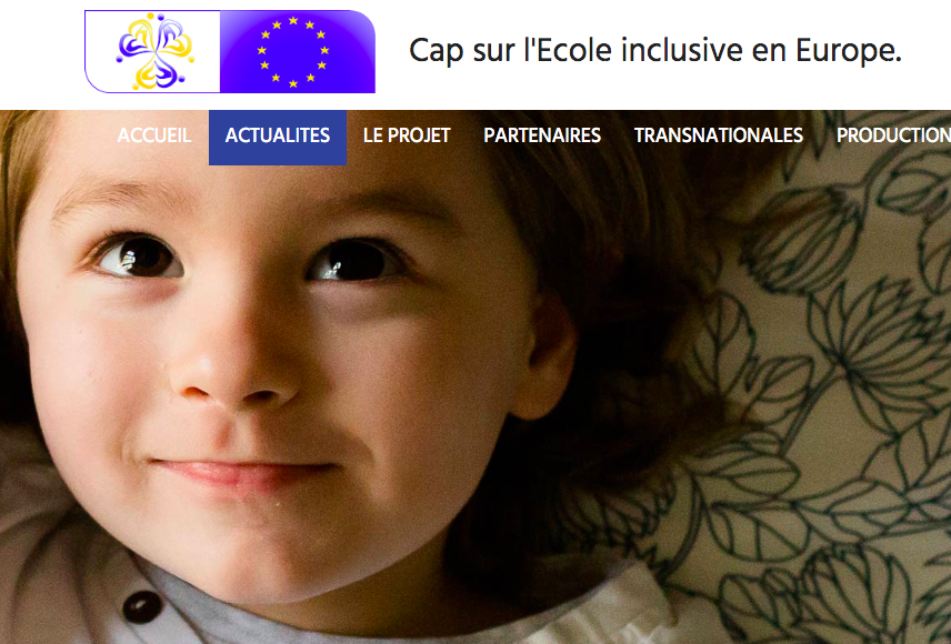 Le site www.ecoleinclusiveeurope.eu sera le support de la formation.