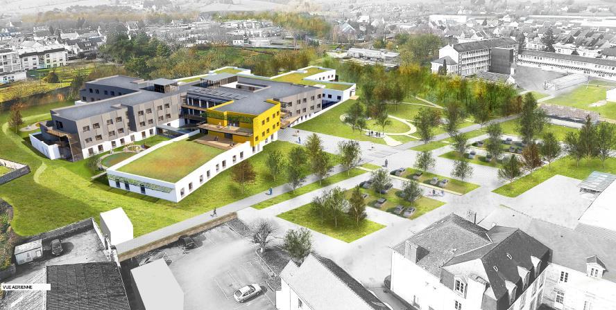 Le nouvel hôpital de Josselin représente un investissement de 25 M€.