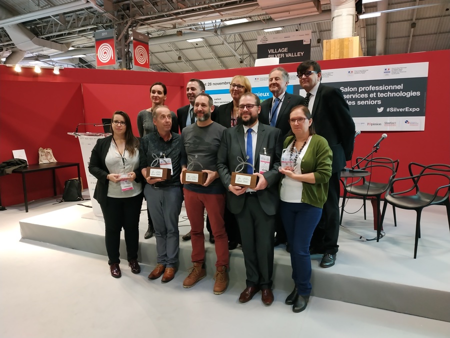 Les cinq lauréats de l'appel à projets de la fondation Legrand se sont vus remettre leur prix ce 28 novembre, à l'occasion du salon Silver Economy Expo de Paris.