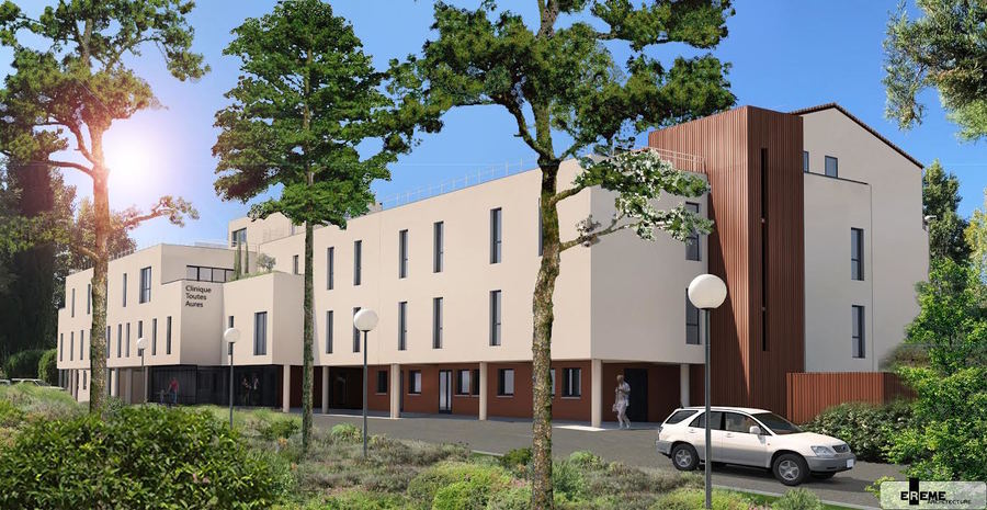La future Clinique Toutes-Aures à Manosque va être agrandie d'environ 3 500 m2.