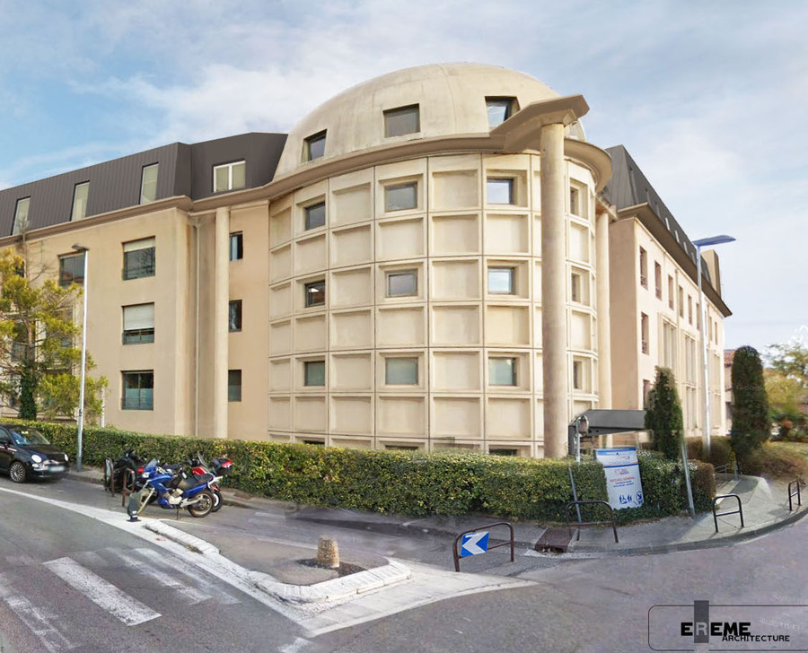 L'un des bâtiments de la Clinique Axium à Aix-en-Provence, vient d'être agrandi et rénové par Almaviva Santé.