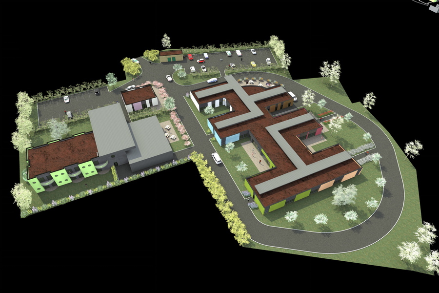 Le projet du nouveau Cottage d'Argentan regroupera les foyers de vie et d'hébergement, ainsi que le SAVS et le Sessad du secteur.