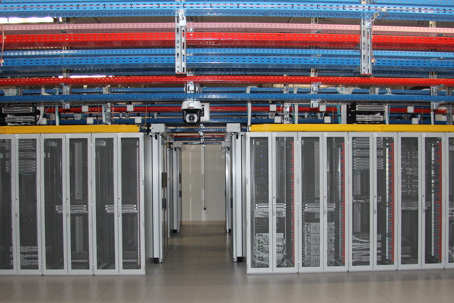 La salle serveur du data center du Mipih à Amiens dispose pour l'heure d'une capacité de 40 baies qui pourra être portée à 80.