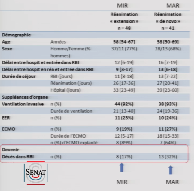 Les données présentées par Éric Maury devant le Sénat sont jugées "fallacieuses" par la Société française d'anesthésie-réanimation. (capture d'écran de la retransmission de l'audition au Sénat)