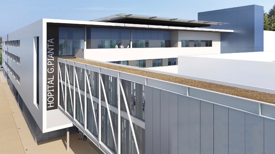 Le nouveau bâtiment Hôpitaux du Léman est attendu pour juin 2023. (Garbit & Blondeau Architecte)