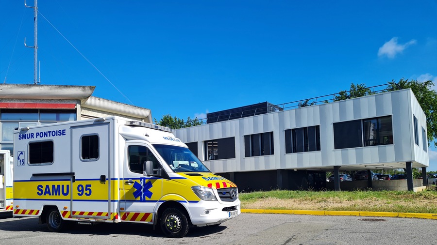 La superficie globale des nouveaux locaux du Samu du Val-d'Oise avoisine les 800 m2 (espaces techniques inclus), dont 200 m2 pour la nouvelle salle de régulation. (CH Pontoise)