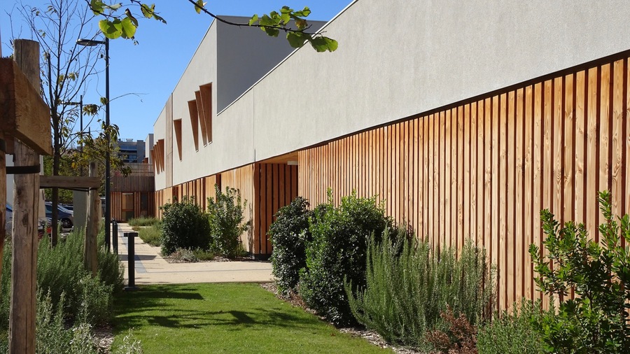 Le nouveau centre de soins en psychiatrie infanto-juvénile du CH de Montfavet, situé dans l'éco-quartier Joly-Jean à Avignon, a été inauguré ce 14 octobre. (CH Montfavet)