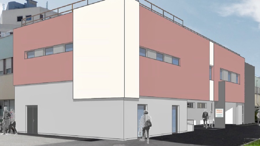 La nouvelle salle de cardiologie interventionnelle permettra également de diminuer l'irradiation des patients et de bénéficier d'une meilleure qualité d'image. (Société d'architecture GKG)