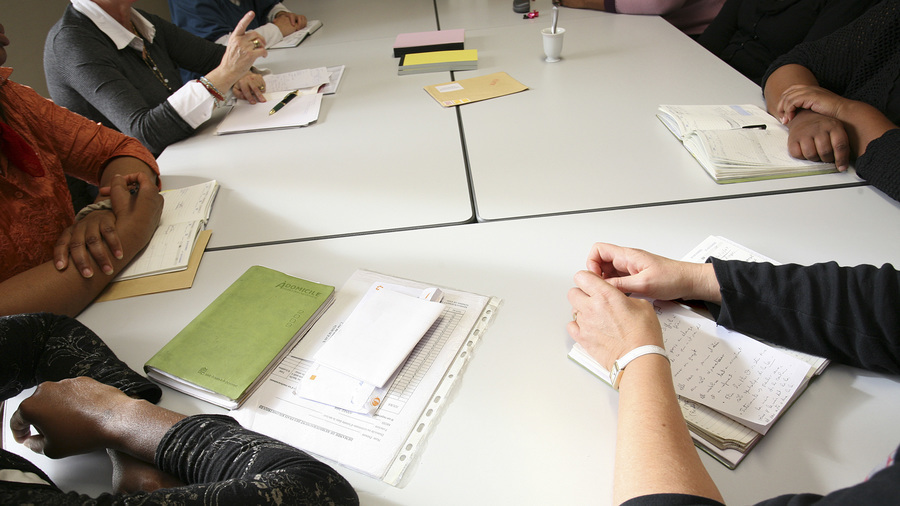 La transformation des organisations de travail pose la question de la reconnaissance des temps de coordination. (Mendil/BSIP)