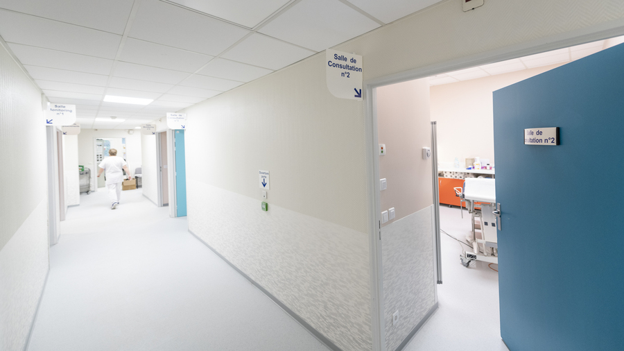 Les urgences gynécologiques et obstétricales du CHU de Lille ont été entièrement rénovées et repensées. (CHU de Lille)
