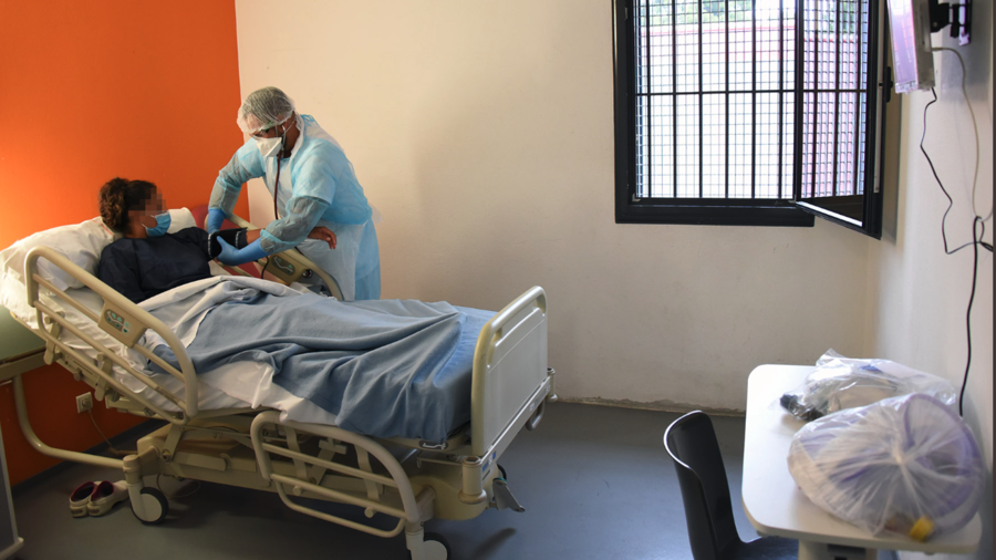 L'UHSI pour la prise en charge médico-chirurgicale des détenus, gérée par l'Assistance publique-hôpitaux de Marseille (AP-HM, Bouches-du-Rhône), compte 45 lits. (Hôpitaux universitaires de Marseille/Christophe Asso)