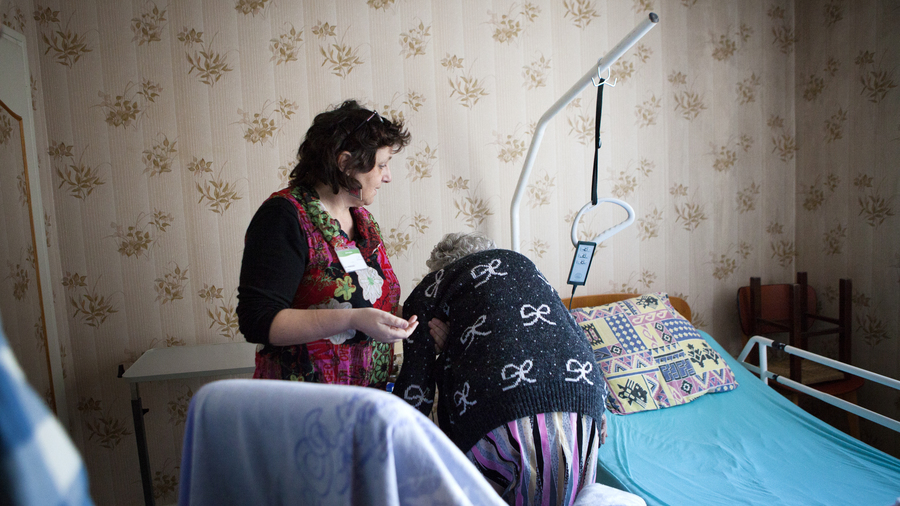 Si l'inscription des prestataires de santé à domicile dans le Code de la santé publique est une avancée pour la Fedepsad, cette reconnaissance présente des risques du point de vue des acteurs de l'HAD et de la ville. (Amélie Benoist/Image point FR/BSIP)