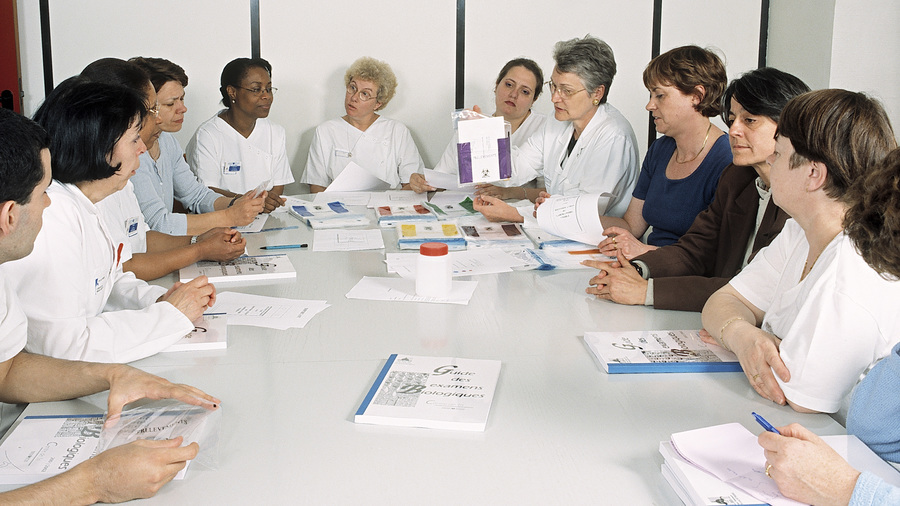 La nouvelle réunion plénière du conseil national de la refondation en santé a été l'occasion pour le ministre de présenter une synthèse des propositions issues des CNR territoriaux. (Keene/BSIP)