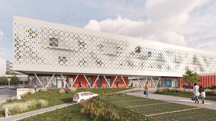 La réception du nouveau bâtiment est prévue pour avril 2027. (Cabinet Chabanne architecte)
