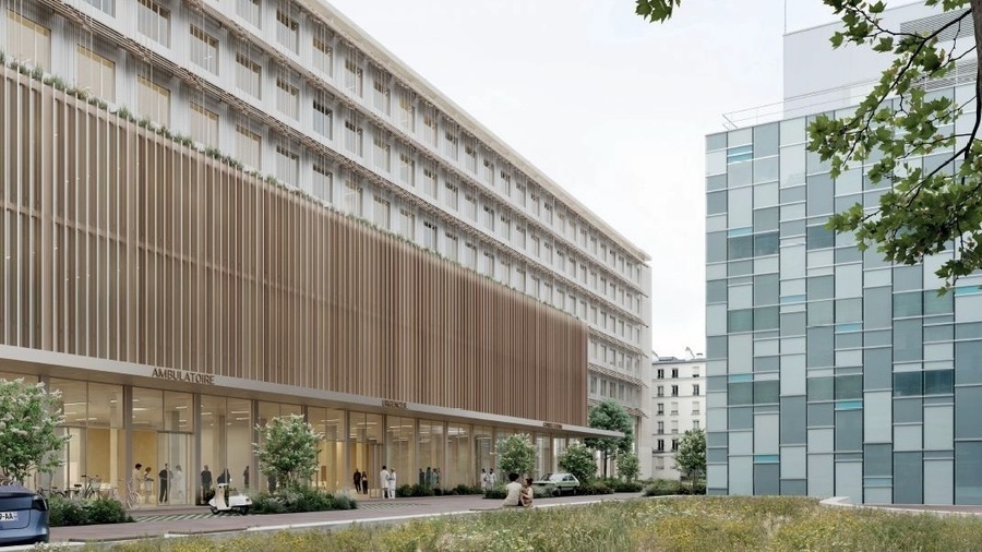 Avec l'extension de l'hôpital parisien des Quinze-Vingts, plus de 3 000 m2 supplémentaires seront dévolus aux activités cliniques et de recherche. (Quinze-Vingts)