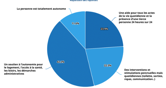 Près de 90% des personnes autistes ont besoin d'une forme de soutien. (Autisme France)