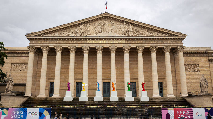 Ces législatives anticipées ont permis d'élire 577 députés appelés à siéger au Palais Bourbon. L'ouverture de la 17e législature est programmée au 18 juillet et commencera avec l'élection du nouveau président de l'Assemblée nationale. (Sopa Images/Sipa)