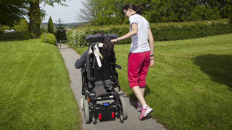 Environ 8 200 Français en situation de handicap ont été contraints de partir en Belgique afin de bénéficier d'une prise en charge médico-sociale. (Amélie Benoist/Image point FR/BSIP)