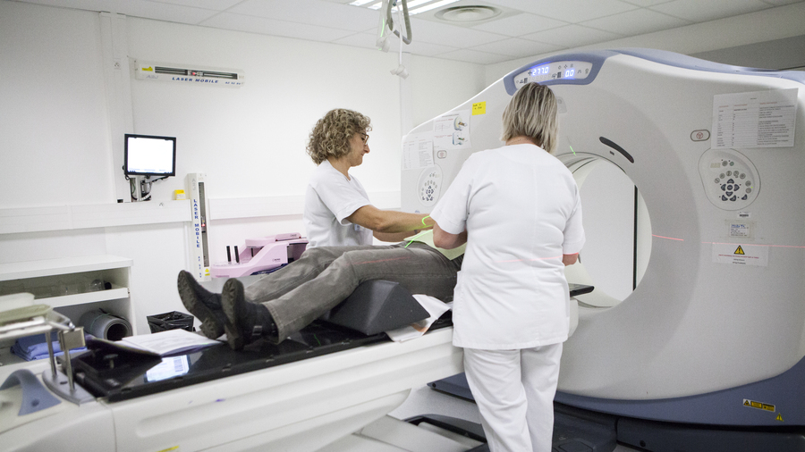 La radiothérapie aura un socle forfaitaire commun pour la ville et l'hôpital. (Amélie Benoist/Image point FR/BSIP)