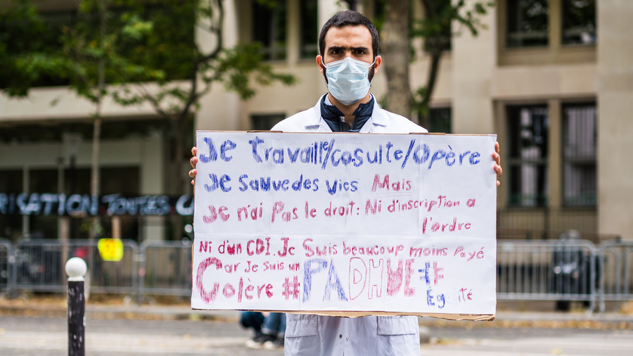 Les Padhue se mobilisent une nouvelle fois pour leur régularisation. (Voisin/Phanie)