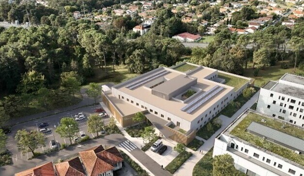 D'une surface de 4 450 m2 sur deux niveaux, le nouveau bâtiment d'odontologie du CHU de Bordeaux regroupera quatre services aujourd'hui dispersés sur trois sites. (TLR Architecture)