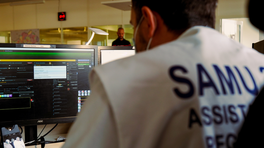 L'état de déploiement des projets Si-Samu semble encourageant, selon l'Agence du numérique en santé. (Tremelet/Image Point Fr/BSIP)