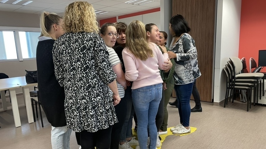 Le coaching a permis aux ASH du CH de Libourne de travailler leur confiance et leur cohésion d'équipe.(ICF France)